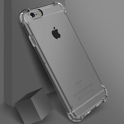 

Send Zi Apple 6s plus phone shell drop all-inclusive iphone6splus phone shell men&women silicone strap lanyard hole through the black