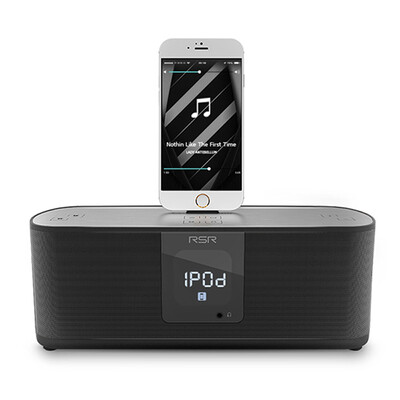 

RSR DS30 Apple audio base iphone7 mobile phone charging Bluetooth HIFI audio black