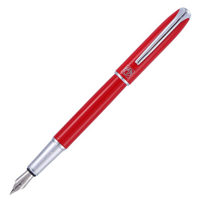 

Picasso (pimio) ps-916 flange red white clip pen / ink pen