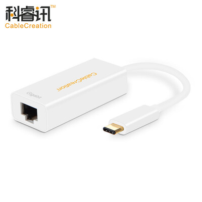 

CABLE CREATION Type-C to RJ45 Gigabit Ethernet adapter USB31 turn three USB30HUB hub 12-inch MacBookUSB-C external network card CD0037