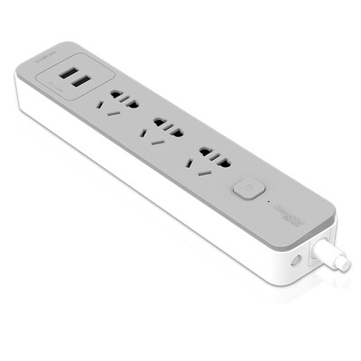 

Schneider Electric (Chile) New national standard jack socket three USB2.4A1.8 meters patch panel wiring board NSW1030U_WE gray