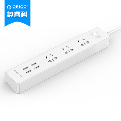 

ORICO HPC-3A4U Умный USB-разъем / панель подключения USB-патрон / вставка Интеллектуальное соответствие Текущая плата лобовой платы / клеммная колодка 1,5 м Длина линии Общий переключатель управления Белый