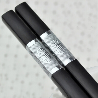 

Jia Chi alloy chopsticks 10 double gift hotel Japanese chopsticks silver blessing word JC-HJ09