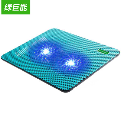 

Green can lano notebook radiator 14-inch notebook stand cooling base cooling rack notebook fan computer stand notebook accessories A1 blue