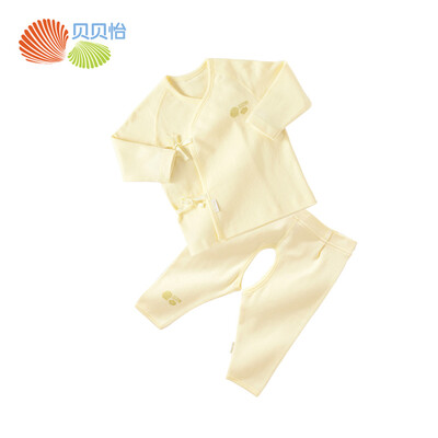 

Bean Yi Bornbay suit newborn suits summer newborn baby baby fashion service BB813 light yellow 66