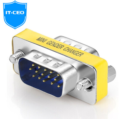 

IT-CEO Y2CC VGA адаптер pin / pin VGA male male head VGA15 контактный конвертер 15 для 15 для разъема