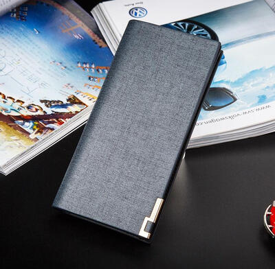 

New men's wallet card kits soft men's long wallet wallet