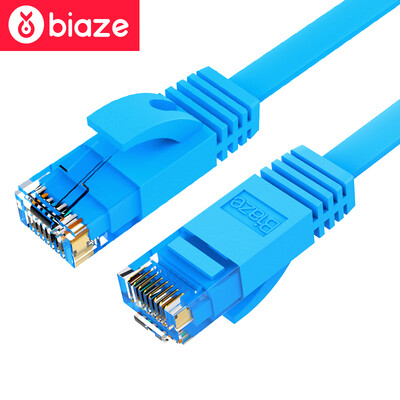 

BIAZE супер-шесть плоского кабеля плоского кабеля 3 м Gigabit кабель Интернет Законченного кабель супер класс 6