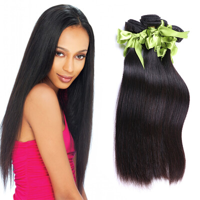 

7A Peruvian Virgin Hair Straight 4 Bundles Peruvian Straight Virgin Hair Bundle Deals Unprocessed Human Hair Weave Bundles