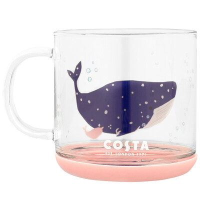 

Коста COSTA стекла серия китовой прекрасный подарок с глубоководными китами 355ml стеклами подстаканников