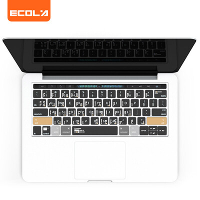 

Yeele Leo ECOLA shortcuts keyboard protective film Apple 2016 new MacBook Pro (Touch Bar) 13/15 inch special slim transparent EA021SGG