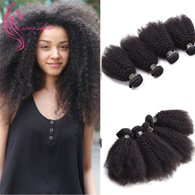 

7A Mongolian Virgin Hair 4 Bundles Afro Kinky Curly Hair Gorgeous Hair Bundles Weaving Excellent Texture Mink Curly Hair Weave