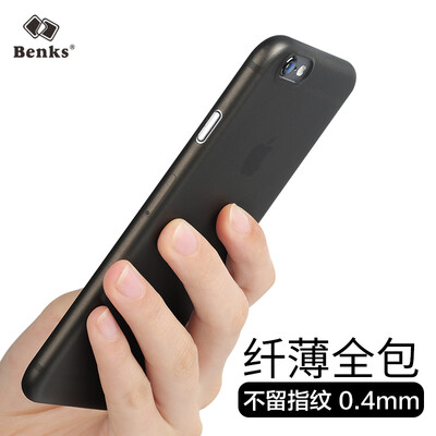 

Bunkers (Benks) Apple iPhone6 ​​/ 6s phone case / protective cover 4.7 inch Apple 6s mobile phone sets matte all-inclusive hard shell lollipop series mysterious black