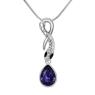 

Yoursfs @ Горячие продажи Vintage животных серии ожерелье 18 K Zircon Snake ретро фиолетовый кристалл ожерелье для женщин банкет потрясающий Fashio