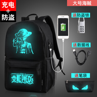 

Luminous New creative boy girls , travel, sports, leisure, Korean version, trend light, junior high school students bag backpacks