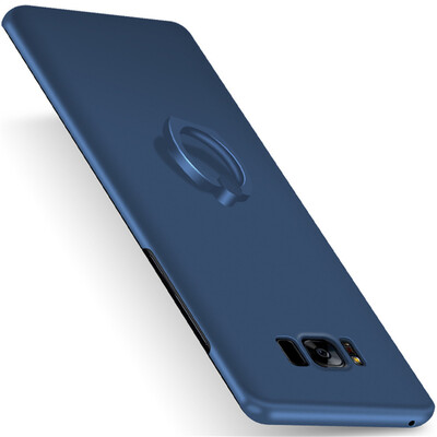 

Phone Case For Samsung Galaxy S8 Ultra Thin Slim Cover Simple PC Back Ring Holder 360°Rotation Protection For Samsung Galaxy S8