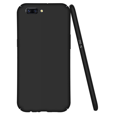 

YOMO OPPO R11 plus mobile phone case protective cover skin feeling full package protection hard shell black