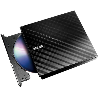 

ASUS 8x USB 2.0 Внешний DVD-рекордер Портативный оптический привод Черный (совместим с Apple / SDRW-08D2S-U)