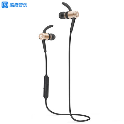 

Прохладный Dog (KUGOU) M1 маленьких прохладная беспроводная Bluetooth гарнитура спортивных магнитных наушники уха длительного время автономной работы цельнометаллического свет шампанского маленькие