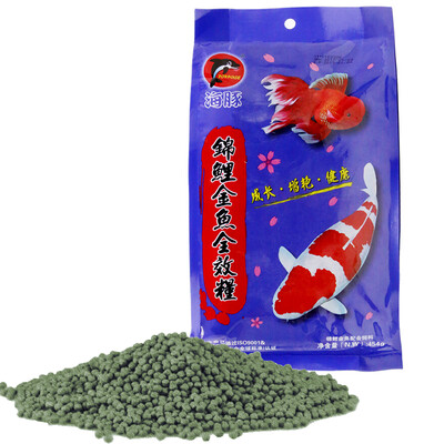 

Dolphins (PORPOISE) fish food small and medium-sized fish food tropical ornamental fish light fish fish goldfish feed micro-particles 88g