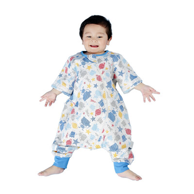 

Mile fish 3 section split legs sleeping bag anti-kick was feet with removable sleeve double sleeping bag (adventure space) blue 90cm