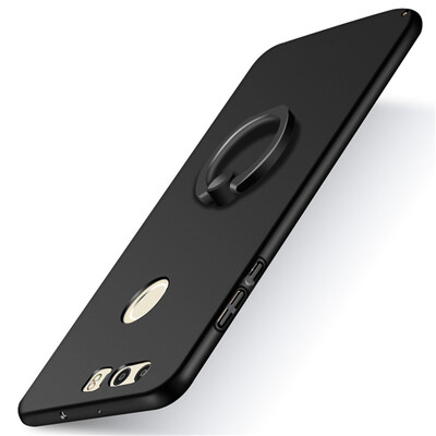 

Телефон Чехол для Huawei Honor 8 Ultra Тонкий Slim Обложка Простой PC Back Ring Holder 360 ° Защита вращения для Huawei Honor 8
