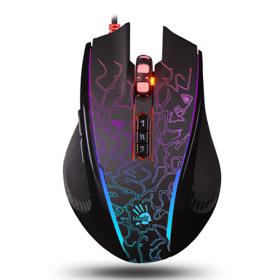 

Shuangfei Yan A4TECH P87 light micro-gaming mouse 5K GRB color roaming mouse mouse mouse