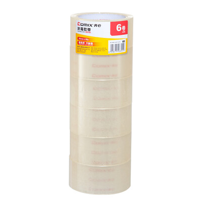 

COMIX 6 package 45mm 60y 548 meters transparent sealed wide tape JP4506-6