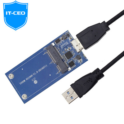 

IT-CEO USB3.0 к кабелю жесткого диска mSATA mSATA SSD твердотельный накопитель данных линии передачи данных combo USB3.0 easy drive line / converter IT-106