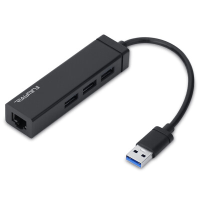 

Ясно резкое сплиттер HB3002BK USB 3.0 проводной локальной сети Ethernet порт RJ45 конвертер интерфейса USB для Apple Mac поддерживает смарт коробки / пластины и т.д. Черный