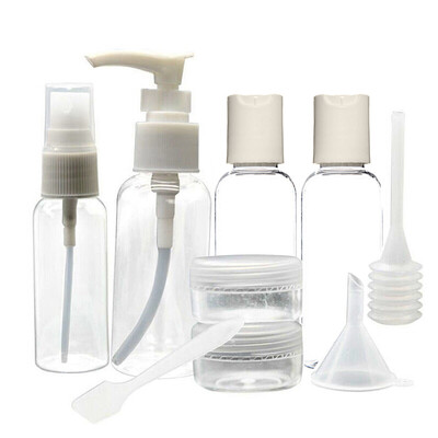 

Bancheon Cosmetics Bottom Bottle Spray Bottle Washing Bag Skin Care Traveling Bottle Emulsion Bottle 6 Pieces Transparent Colors