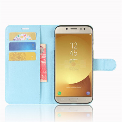 

GANGXUN Samsung Galaxy J7 2017 Case High Quality PU Leather Flip Cover Kickstand Wallet Cover for Samsung J730 Eurasion Version