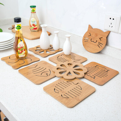 

Accor woody cartoon insulation mat table mat 8 pieces YG-Q083