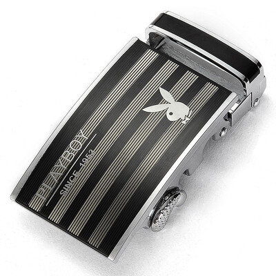 

Playboy playboy mens belt automatic buckle buckle casual wild youth belt lead business belt head PDT0074-7B black