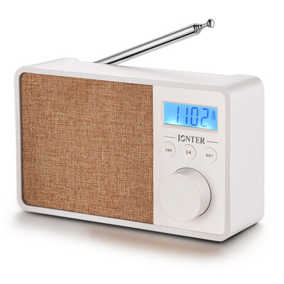 

JONTER M35 Wireless Bluetooth Speaker Radio Phone Calls Portable Card Audio Simple White