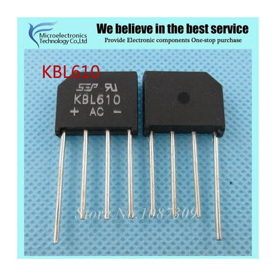 

10pcs free shipping KBL610 Bridge Rectifiers 1000V 6A new original