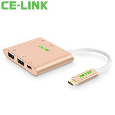 

CE-LINK 1310 Type-C to USB3.0 four-port hub splitter USB-C expansion interface with OTG function HUB multi-port transponder