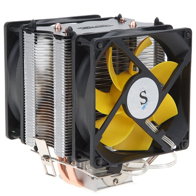

PCCooler (PCCOOLER) башня процессорного кулера (мультиплатформенный / 4 Тепловая труба / башни структура / ШИМ термостат / 10см-синий вентилятор / смазка в комплекте)