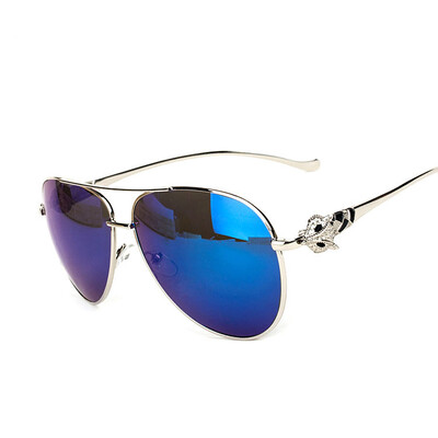 

Fox head metal yurt men and women new wild sunglasses as gift for men and women