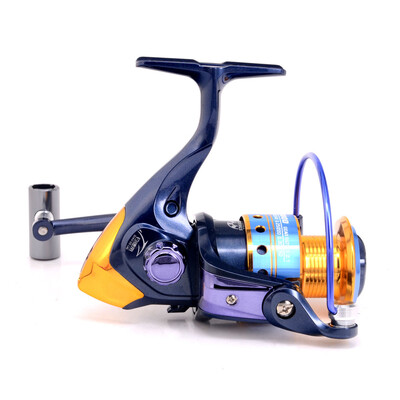 

Spinning Reel 5.2: 1 Латунная карпа Спиннинг Рыбалка Катушка Соль Водяное колесо Троллинговая катушка Линейный ролик Carretilha Pesca 11BB