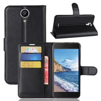 

GANGXUN Wiko Harry Case Высококачественная искусственная кожа с флип-обложкой Kickstand Anti-shock Кошелек для Wiko Harry