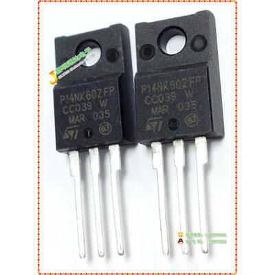 

Free shipping 10pcslot STP14NK60ZFP P14NK60ZFP FET new original