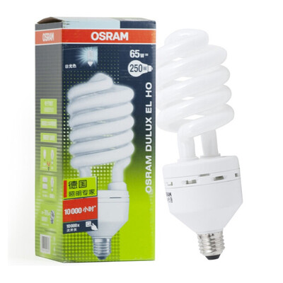 

Jingdong Supermarket OSRAM Europe Sloan spiral energy saving lamp 45W E27 cold white