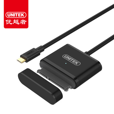 

линии данных Улучшенный человек (UNITEK) Y-1093DBK USB3.1 типа C трансфицировали конвертер SATA жесткий провод соединительный шнур Easydrive 2.5 / 3.5 привод черный 120см