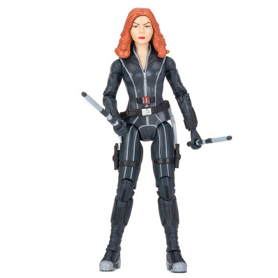 

Marvel Avengers children&39s toys black widow doll models joints movable desk ornaments card 7 inch