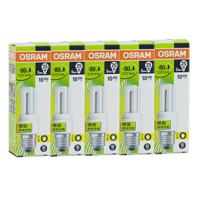 

Супермаркет] [Jingdong мини-OSRAM OSRAM CFL 5W теплый белый Е14 (пять загружен)