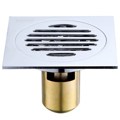 

Pottery (Tode) deodorant floor drain set full copper thick anti-plug to drain deep water seal TD-DL038