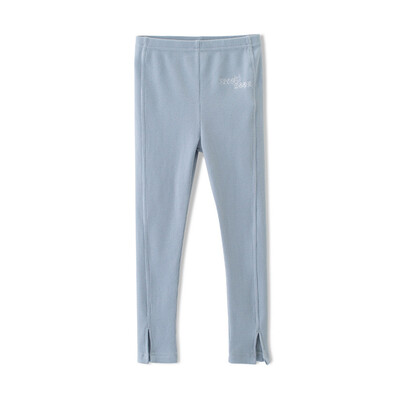 

Fragrance Flordeer French Kids Girl Pure Color Slim Leggings Kids Long Pants Big Trousers Pants Women F73010 Pink 100