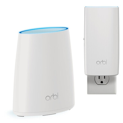 

Netgear (NETGEAR) Orbi Mini RBK30 AC2200 дюбель в двух маршрутных костюмы