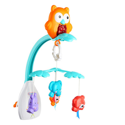 

Bain Shi beiens early childhood infant toys baby newborn animals music rotating bed hanging bed bell B507